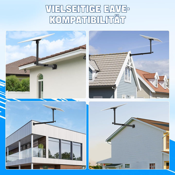 IMAYCC Starlink Wandhalterung Lang Ausdehnbar,360° Verstellbare Starlink Standard Mount mit Starlink