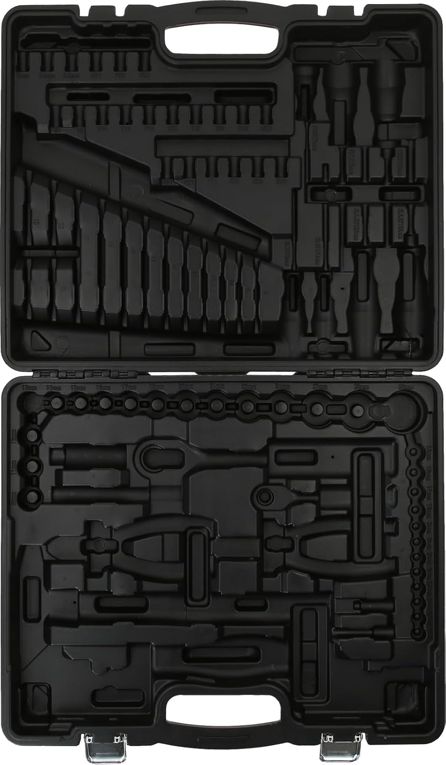 KS Tools 917.0797-99 Kunststoff-Leerkoffer (ohne Inhalt) für 1/4"+1/2" Steckschlüssel-Satz, 97-tlg.