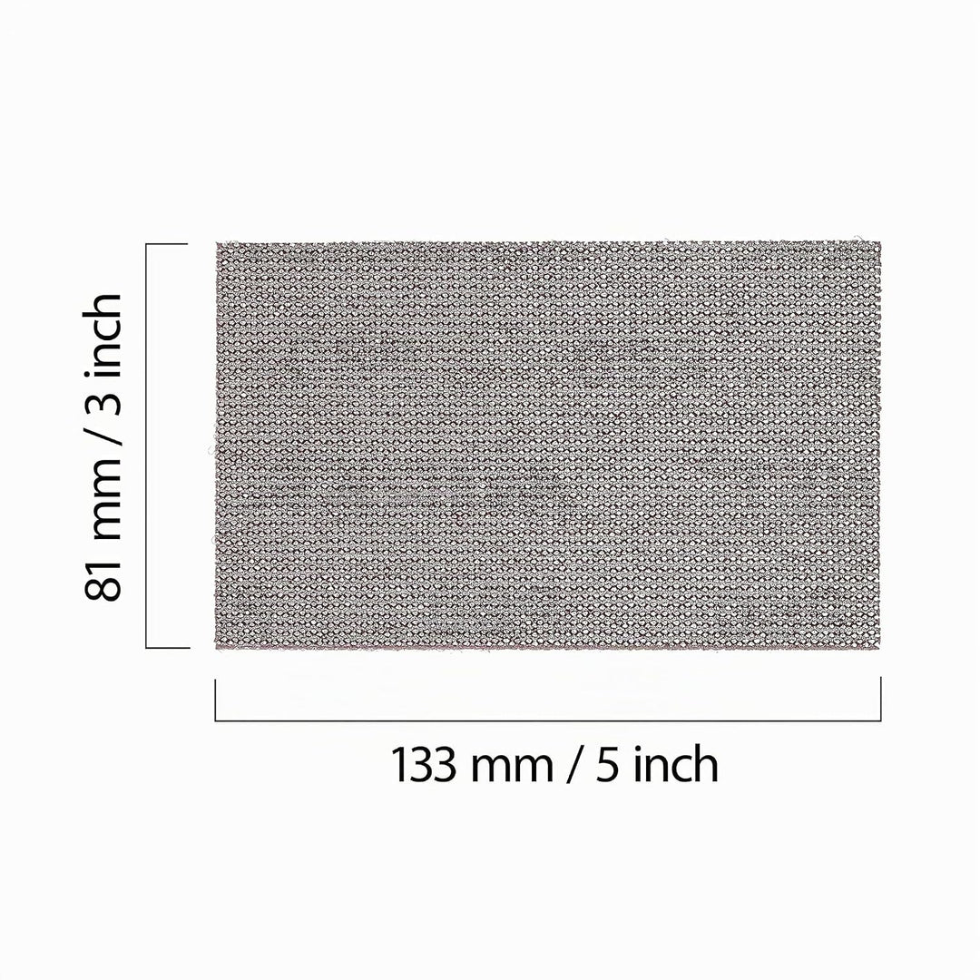 Mirka Abranet Netz-Schleifstreifen 81x133 mm Klett / Korn P120 / 50 Stk / zum Schleifen von Holz, Sp