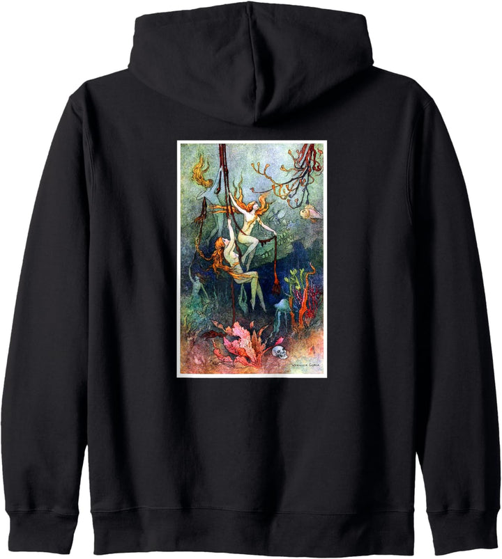 Meeresnymphen Seetang Schiffbruch Warwick Goble Skurril Kapuzenjacke