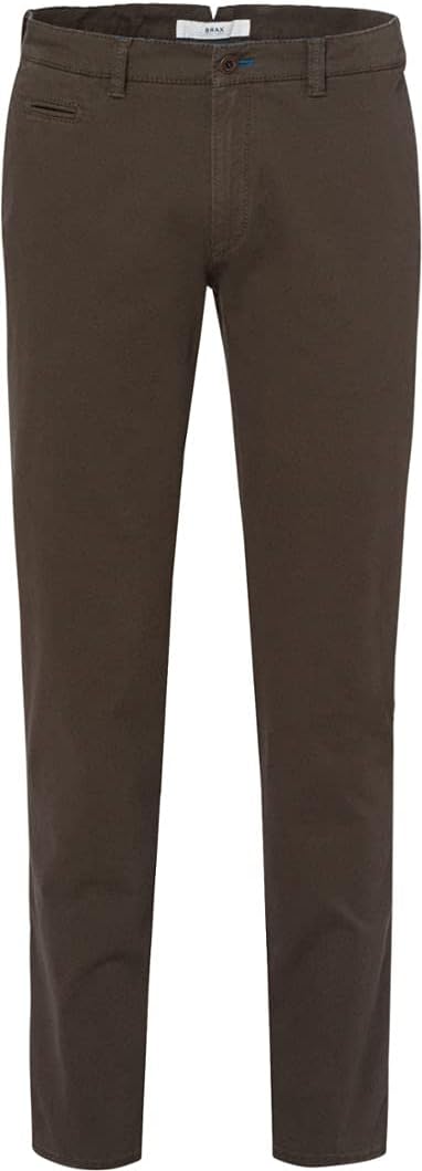 BRAX Herren Hose Style Fabio in Hi Flex Superelastische Slim Chino 31W / 34L Olive, 31W / 34L Olive