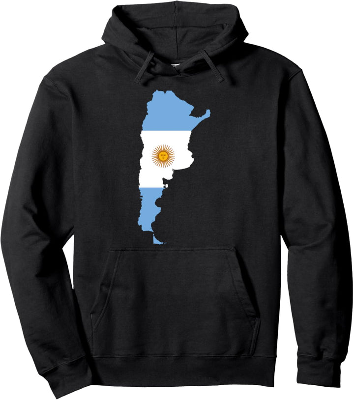 Argentinien Karte Pullover Hoodie