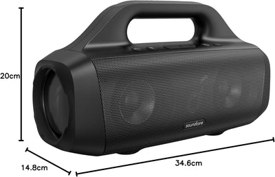 Soundcore Motion Boom Bluetooth Lautsprecher von Anker, mit Titan Audiotreibern, BassUp Technologie,