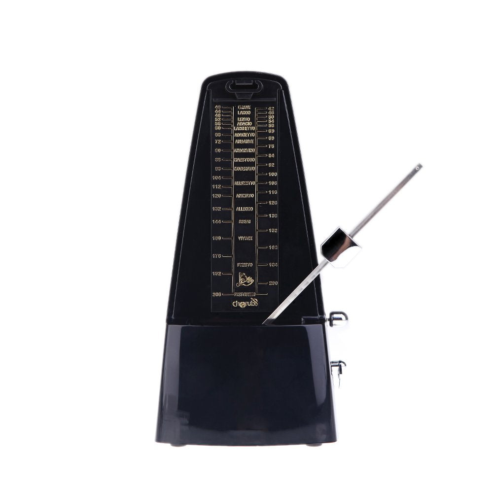 Mechanisches Metronom Pyramide mit Plexiglasdeckel, Pendel mit einem lauten, klaren Klick, Mit Glock