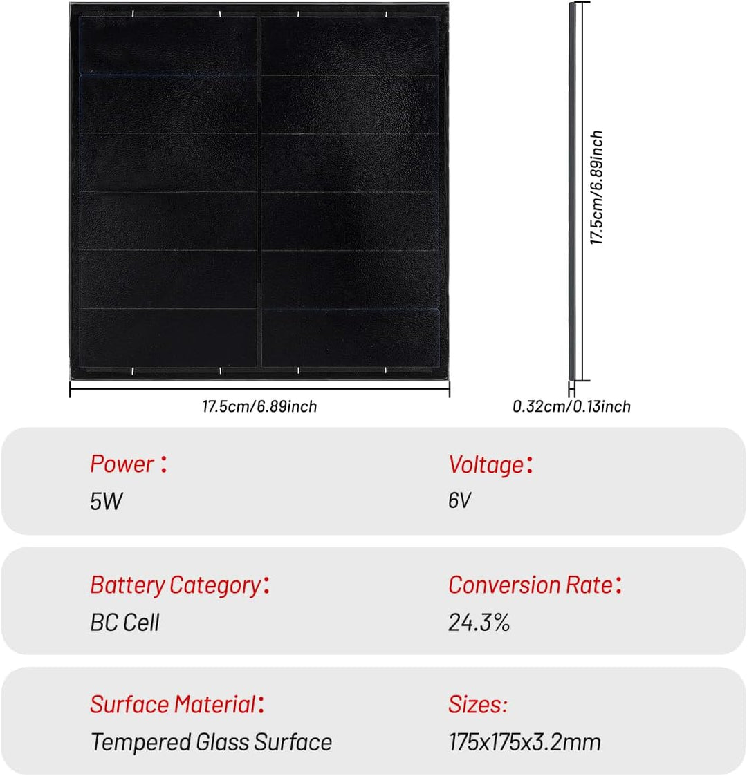 D5-1A 5W Solar Panel Kit mit Batterie Controller für Heltec V3 ESP32 LoRa Modul für DIY Meshtastic M
