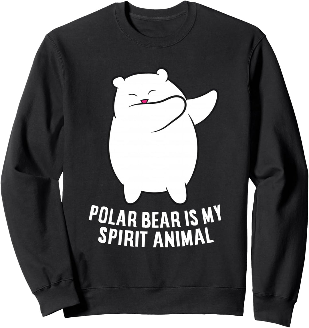 Mein Seelentier ist ein Eisbär Süsser Eisbär Sweatshirt