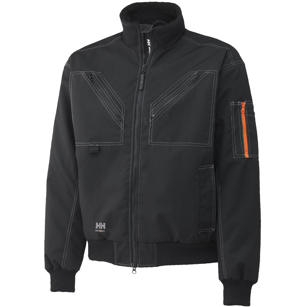 Helly Hansen Workwear Premium Pilotenjacke Bergholm 76211 Lined Shell 990 XS, 34-076211-990-XS Schwa