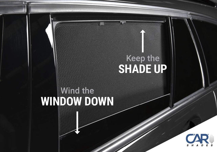 Satz Car Shades (Hintertüren) kompatibel mit Range Rover Evoque 5 türer 2011-2019 (2-teilig)