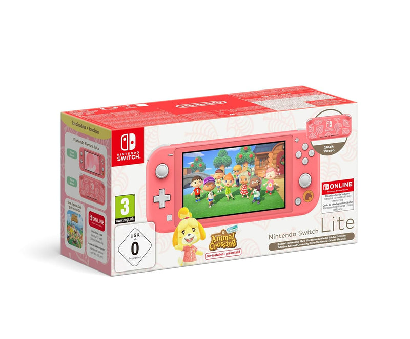 Nintendo Switch Lite Animal Crossing: New Horizons Melinda -Edition + Nintendo Switch Online 12-mona