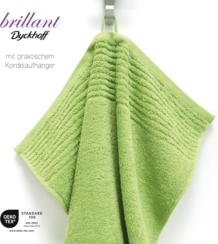 Dyckhoff 0410996325 Handtuchset "Brillant", 2 Badetücher / Duschtücher 70 x 140 cm und 4 Handtücher