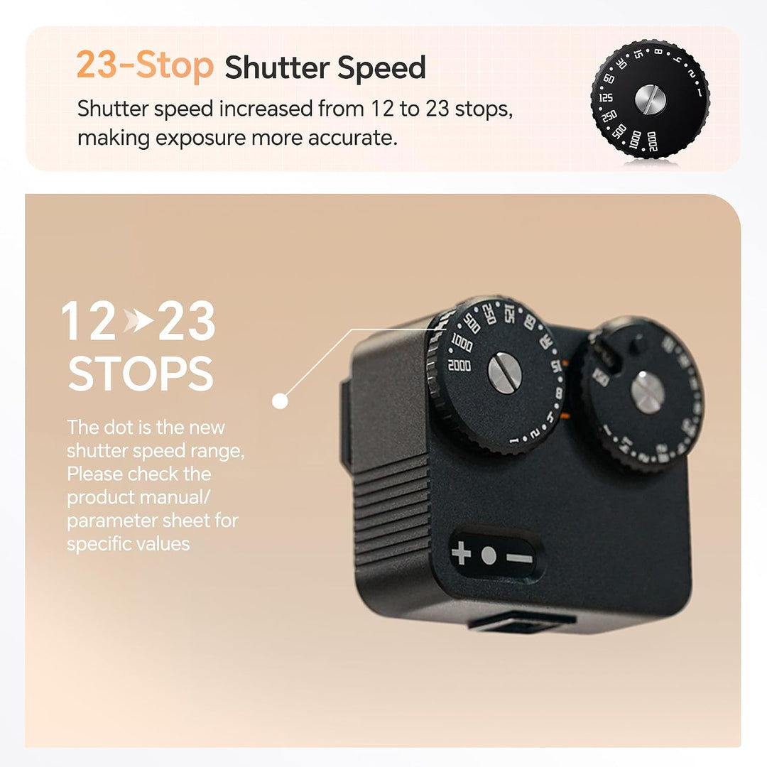 TTArtisan Upgrade Light Meter II Generation Zwei Scheiben Belichtungsmesser für die Fotografie mit C