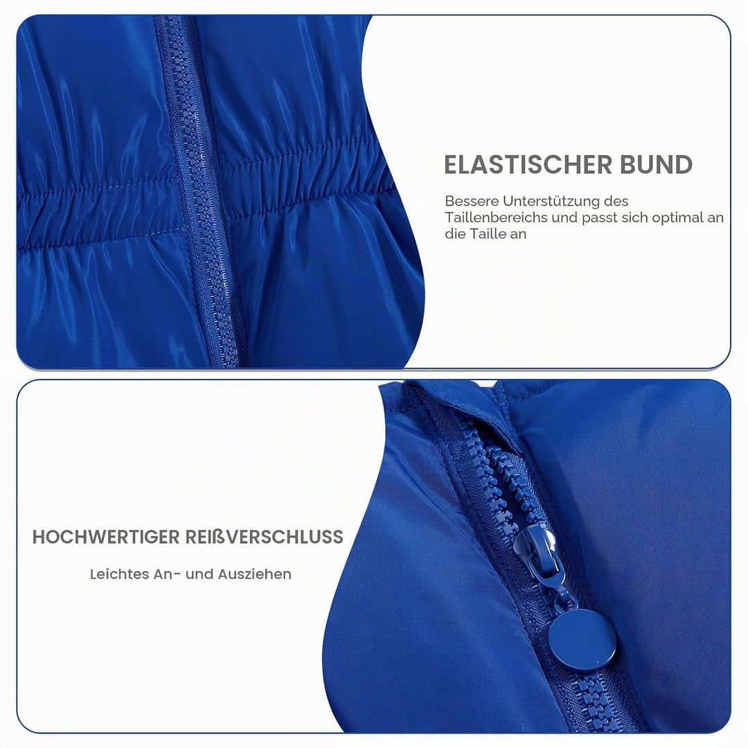 Baby Mädchen Jungen Daunenjacke Schneeanzug mit Künstliches Fell Kaputze Bekleidungsset Kleinkind Ve