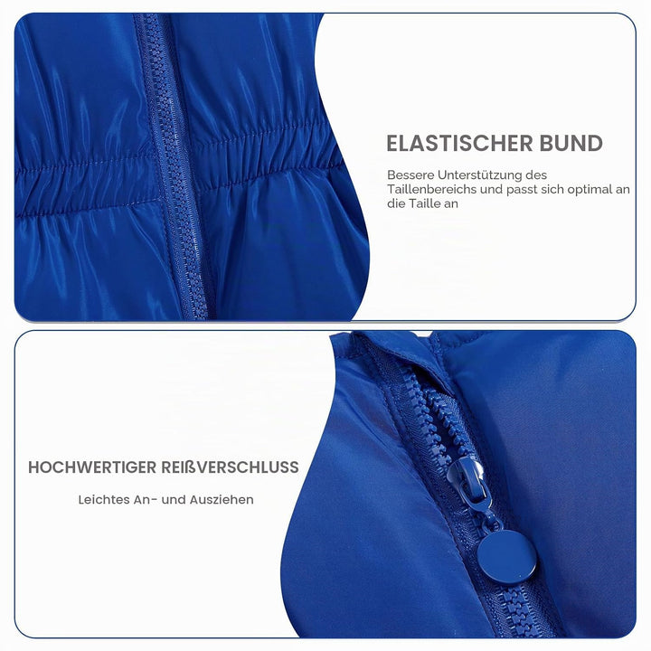 Baby Mädchen Jungen Daunenjacke Schneeanzug mit Künstliches Fell Kaputze Bekleidungsset Kleinkind Ve