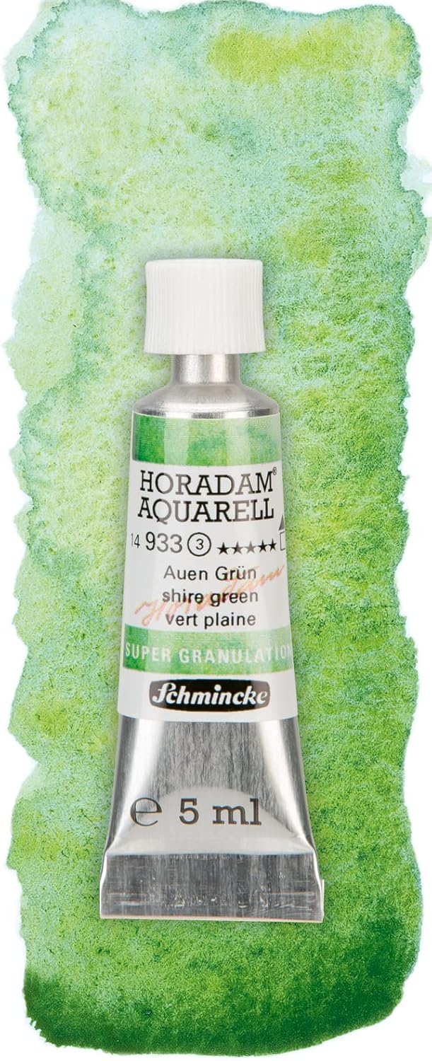 Schmincke – HORADAM® AQUARELL, Super Granulation Trio Aue, 5 ml Tuben, 74 619 097, Kartonset, sehr s