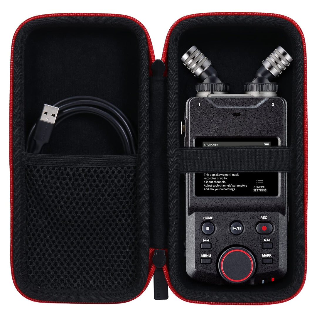 co2CREA Hart Reise Schutz Hülle Etui Tasche für TASCAM Portacaputre X6 Portabler 4+2 Spur High Resol