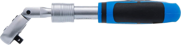 BGS Umschaltknarre, ausziehbar, abwinkelbar, 1/4" - 210 - 250 mm 25125 6,3 mm (1/4"), 6,3 mm (1/4")