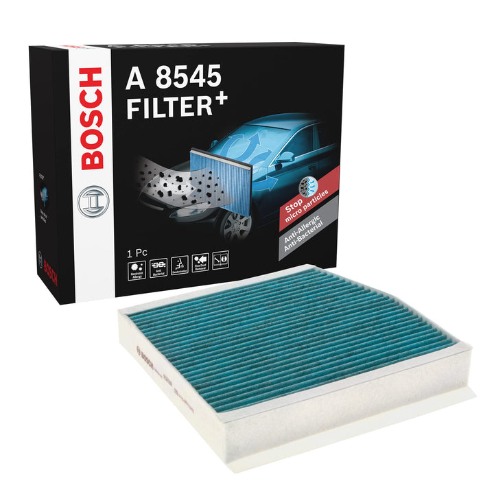 Bosch A8545 - Innenraumfilter Filter+ Antibakterielle Innenraumfilter, Antibakterielle Innenraumfilt