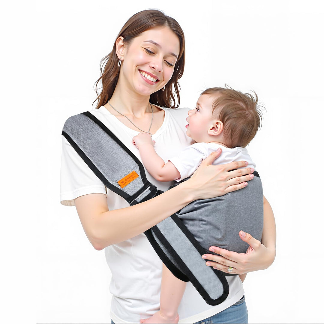 Babytrage, leichte und atmungsaktive Babytrage Seitlich, ergonomisches Design, verstellbare Baby Tra