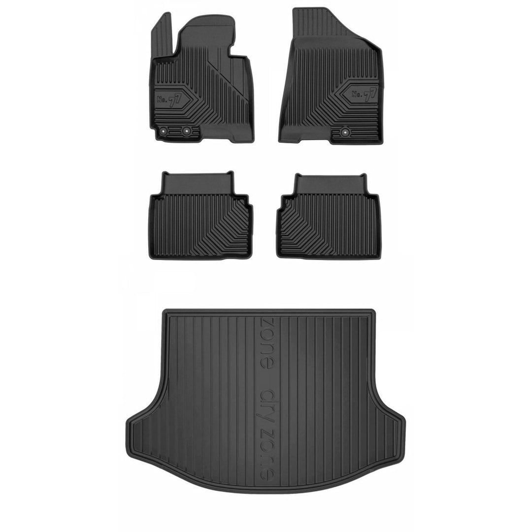 Satz Fussmatten und Gummimatte für KIA Sportage III 2010-2015