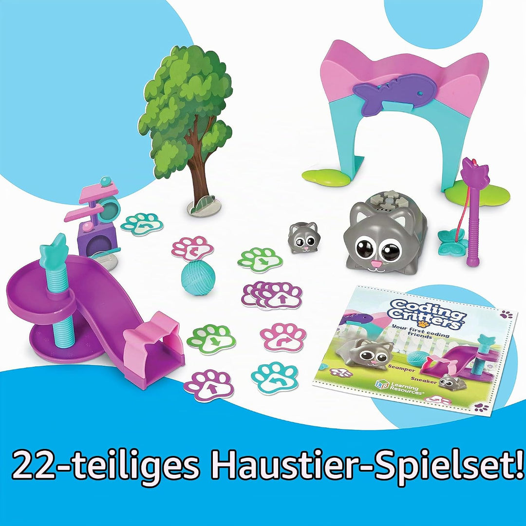 Learning Resources Coding Critters – Programmierbare Haustiere: Scamper &amp; Sneaker, Scamper &amp; Sneaker