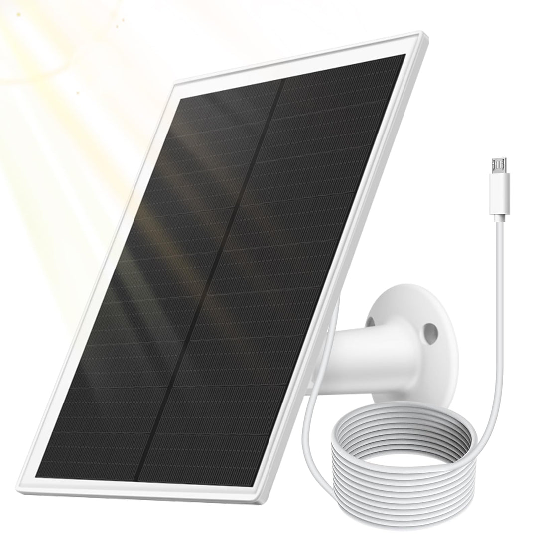 Vegena 6W Solarpanel Für Überwachungskamera, Solarmodul, Solarladegerät Solar Panel IP66 Wasserdicht