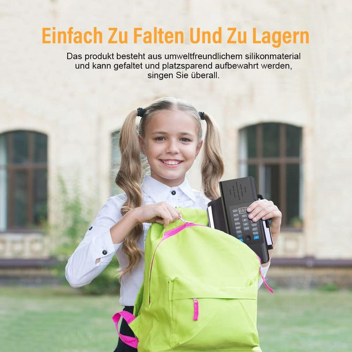 OYAYO Roll Up Piano Keyboard, 61 Tasten Rollpiano Unterstützt MIDI mit 128 Tönen und Rhythmen, Rollk