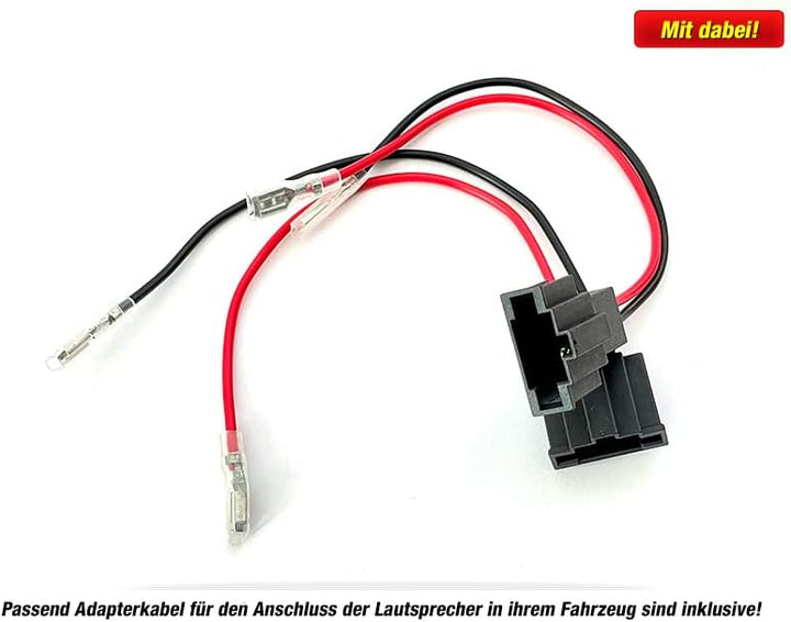 Mediadox Front/Heck 16,5cm/165mm 2-Wege Kompo Auto Lautsprecher/Boxen/Speaker Set von MB Quart (QS16