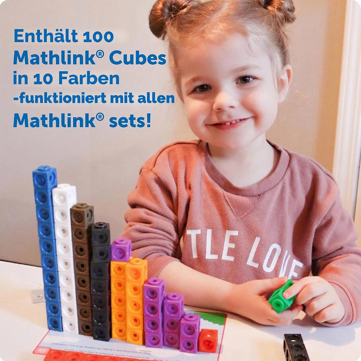 Learning Resources MathLink Builders - STEM-Entdecker, steckwürfel grundschule, rechenhilfe grundsch