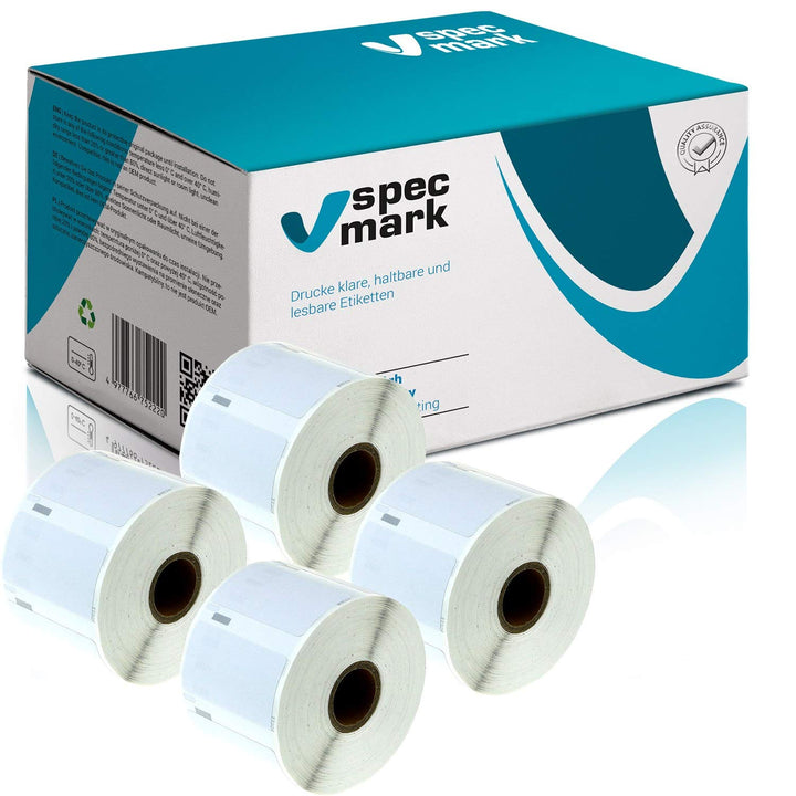 10 Etiketten-Rollen kompatibel mit DYMO 11355 19mm x 51mm S0722550 500 Stück kompatibel zu allen Eti