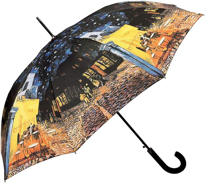 VON LILIENFELD Regenschirm Vincent van Gogh: Nachtcafé Auf-Automatik Damen Herren Kunst Stabil Stock
