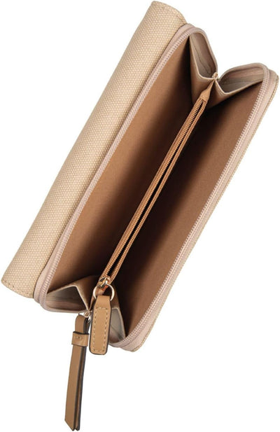 Gabor bags , SUE WALLETS, Damen, Geldbörse, one size, beige, 20x2,5x10,5cm