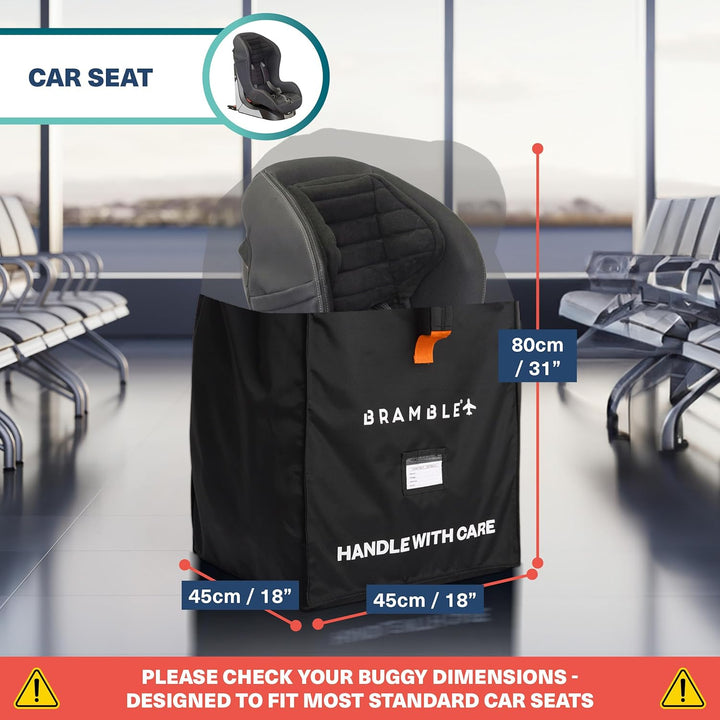 Bramble – Reisetasche für Autositze zum Einchecken am Flugzeuggate – Autositzbezug für Reisen am Flu