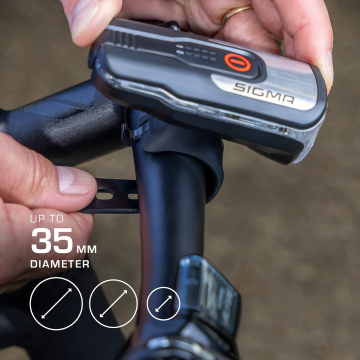 Sigma LED Fahrradlicht Set Aura 80 & Nugget II | StVZO zugelassenes, akkubetriebenes Vorderlicht und