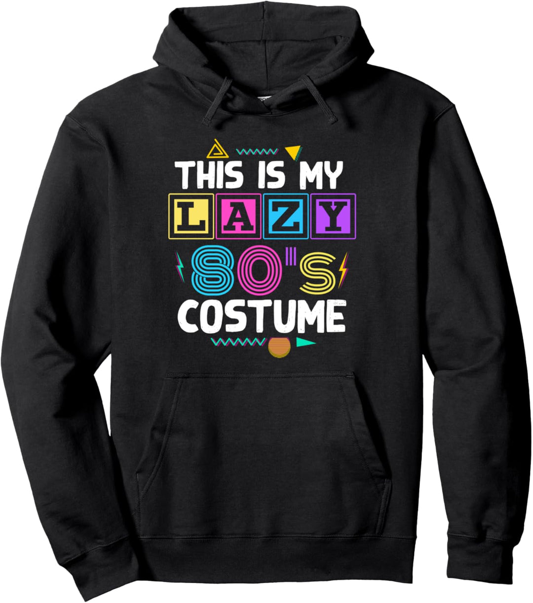 Achtziger Jahre 1980er Kostüm Mottoparty Retro 80er Pullover Hoodie