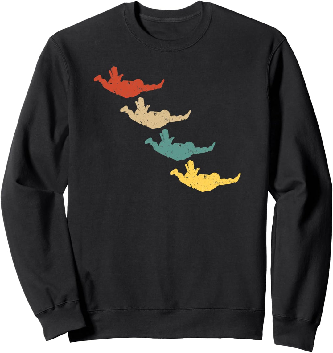 Vintage Retro Fallschirmspringer Sweatshirt