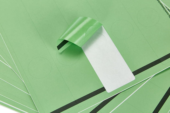 Leitz PC-beschriftbare Rückenschilder selbstklebend für Standard- und Hartpappe-Ordner, 125 Stück, L