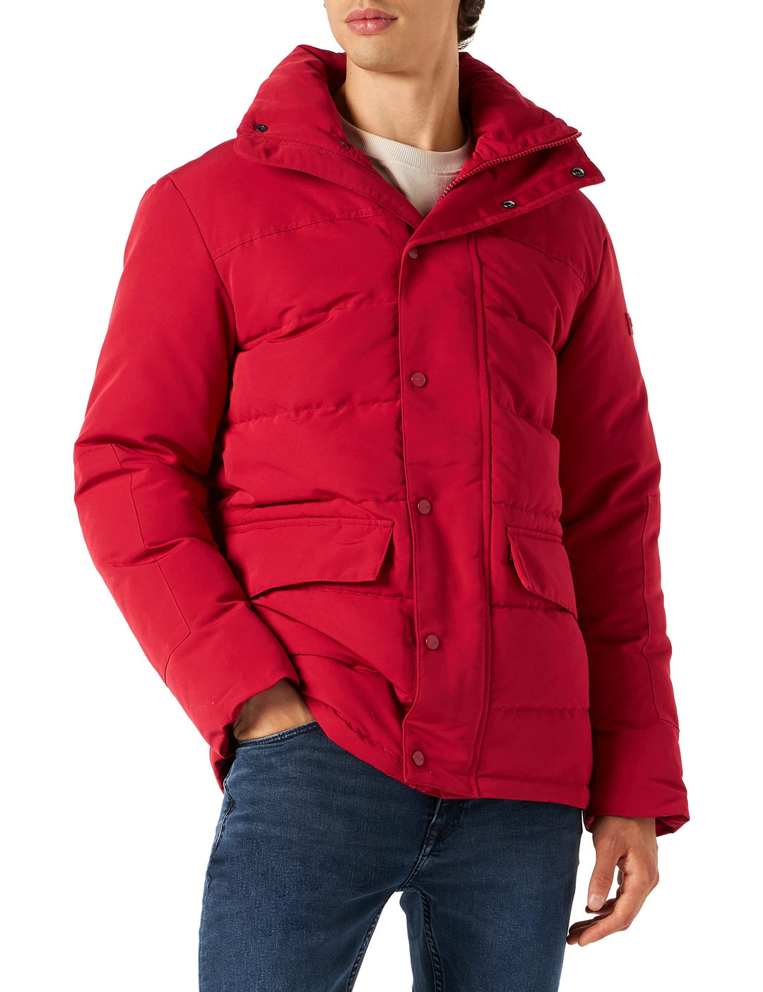 Wrangler Herren Bodyguard Jacket M Rot, M Rot