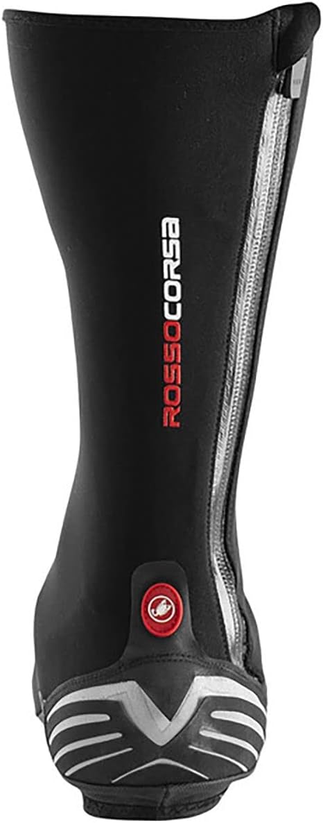 castelli Ros 2 Shoecover Radsport-Überschuhe XXL Schwarz, XXL Schwarz