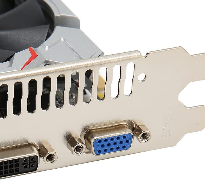 Elprico GTX750Ti 4G Gaming-Grafikkarte, 4K HD-Ausgang GDDR5 128BIT PC-Grafikkarte mit Zwei Lüftern,