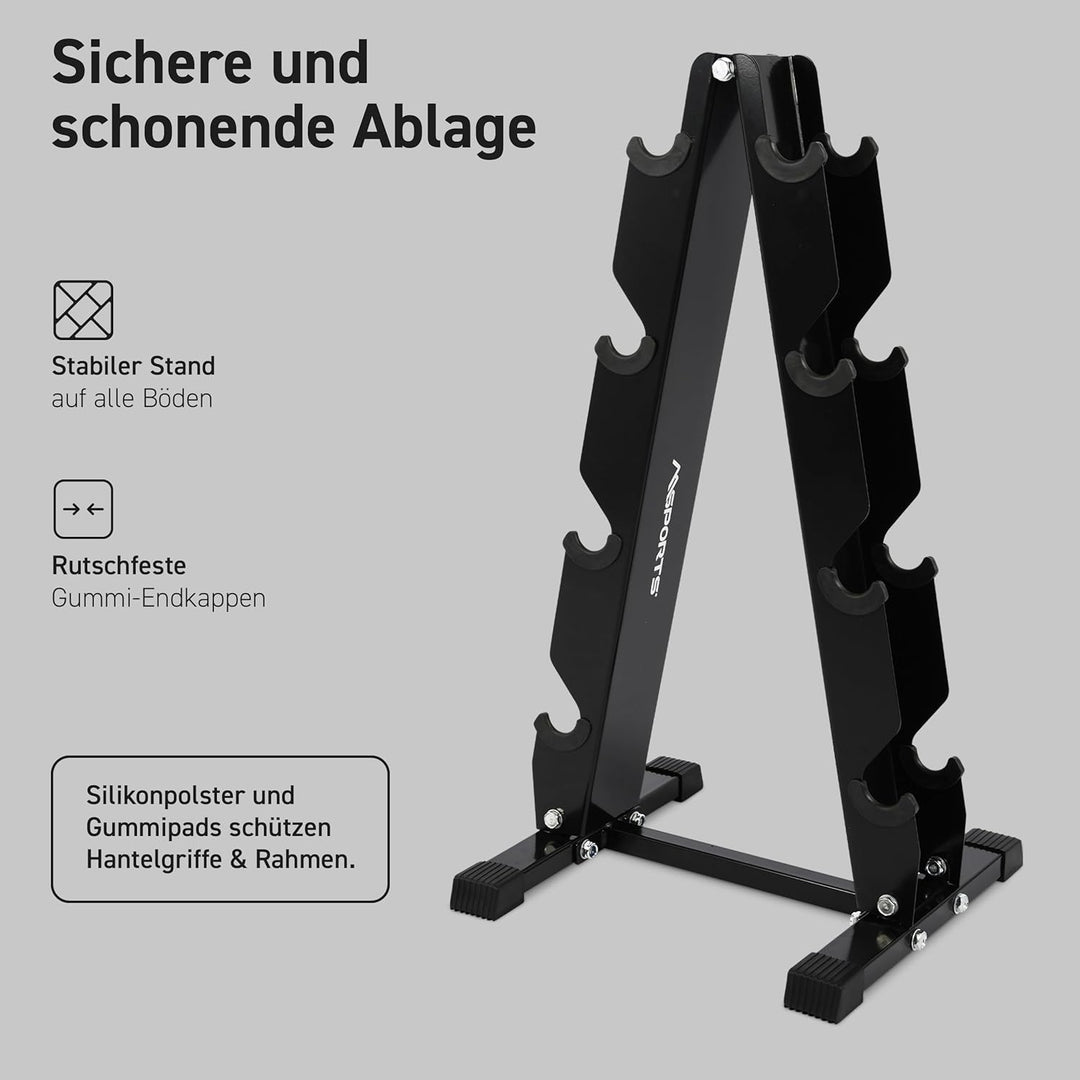 Kurzhantel Rack mit 300kg Belastbarkeit Hantelständer