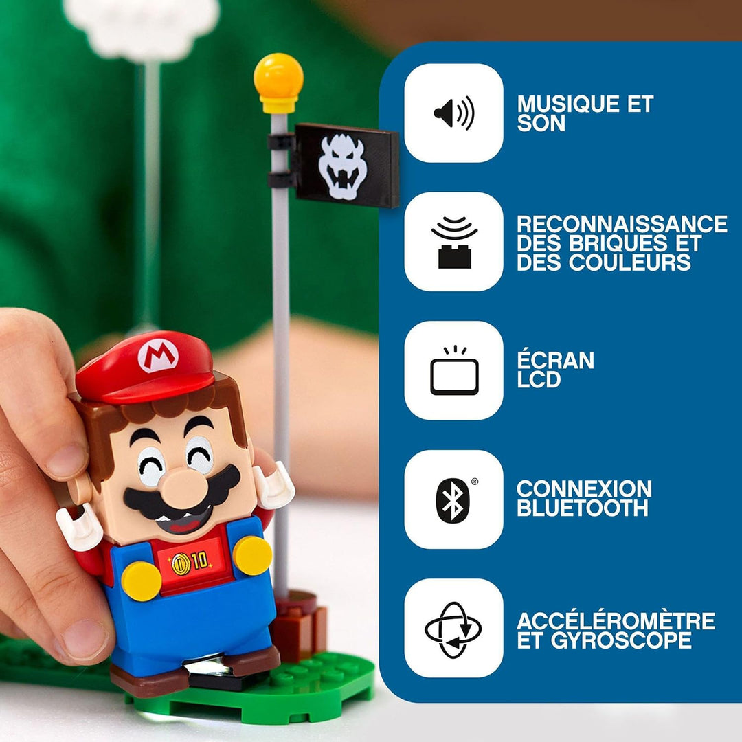 LEGO Super Mario Abenteuer mit Mario – Starterset, interaktive Figur und BAU-Spielzeug, mit Gumba un