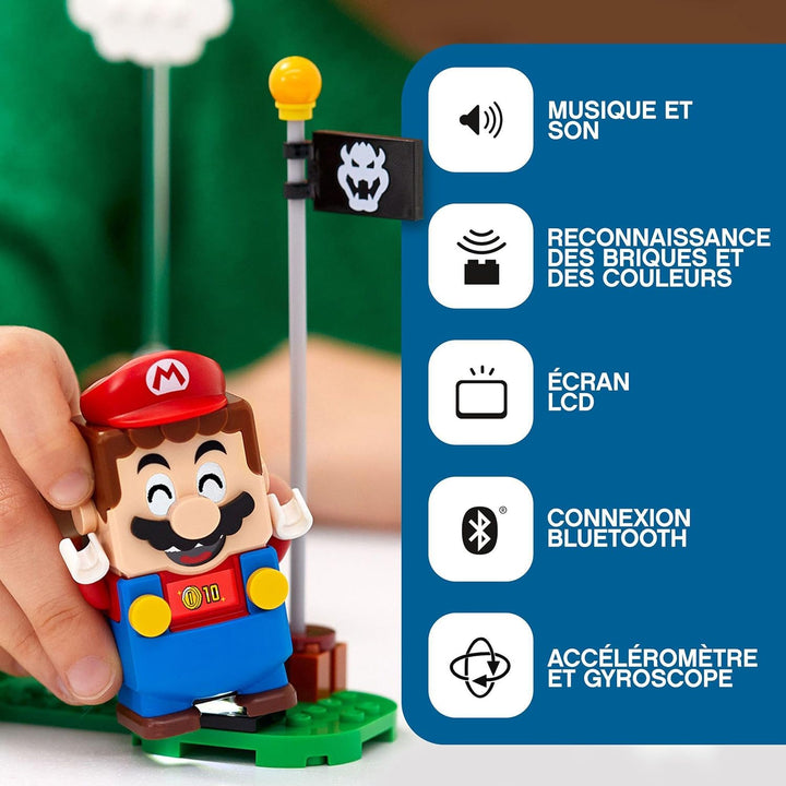 LEGO Super Mario Abenteuer mit Mario – Starterset, interaktive Figur und BAU-Spielzeug, mit Gumba un