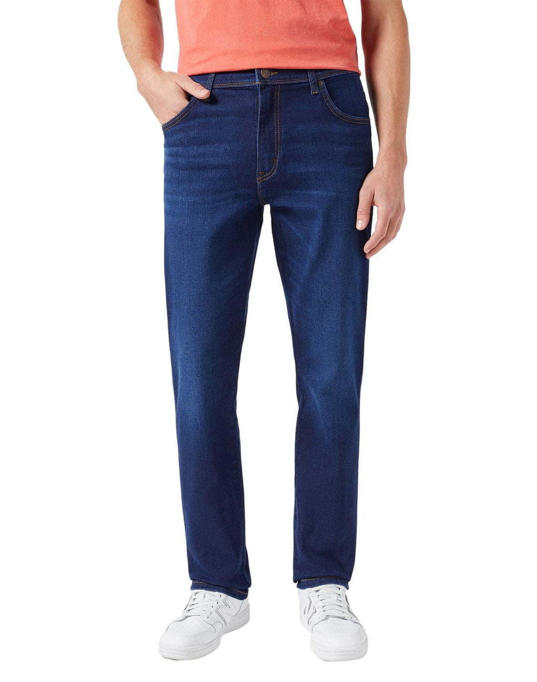 Wrangler Herren Jeans Texas Slim - Blau - Night Shade W29-W50 Stretch Baumwolle 29W / 32L Night Shad