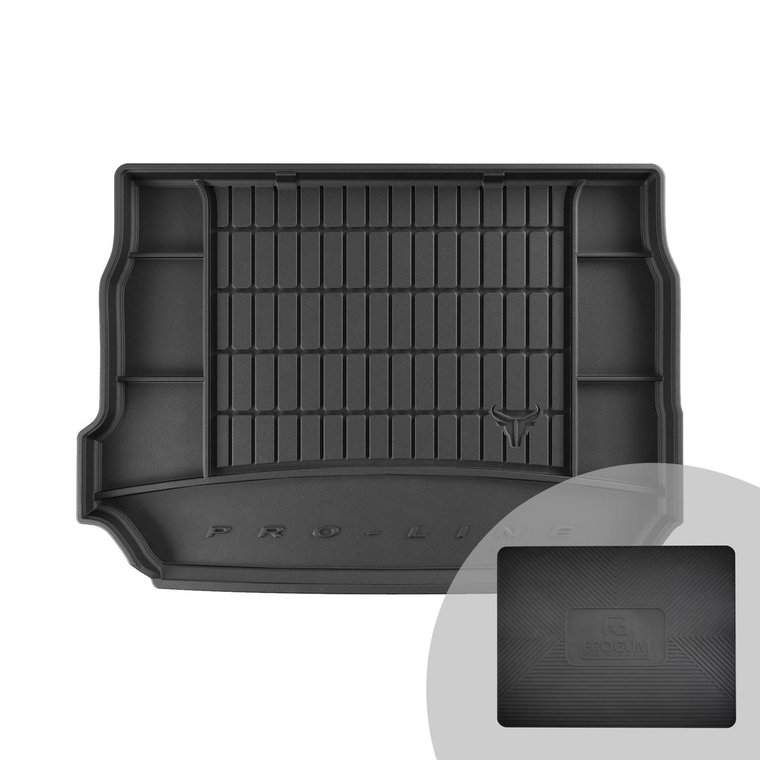 FROGUM ProLine 3D Gummimatte Exklusive Auto Kofferraummatte Kofferraumwanne für Peugeot 2008 I 2013-