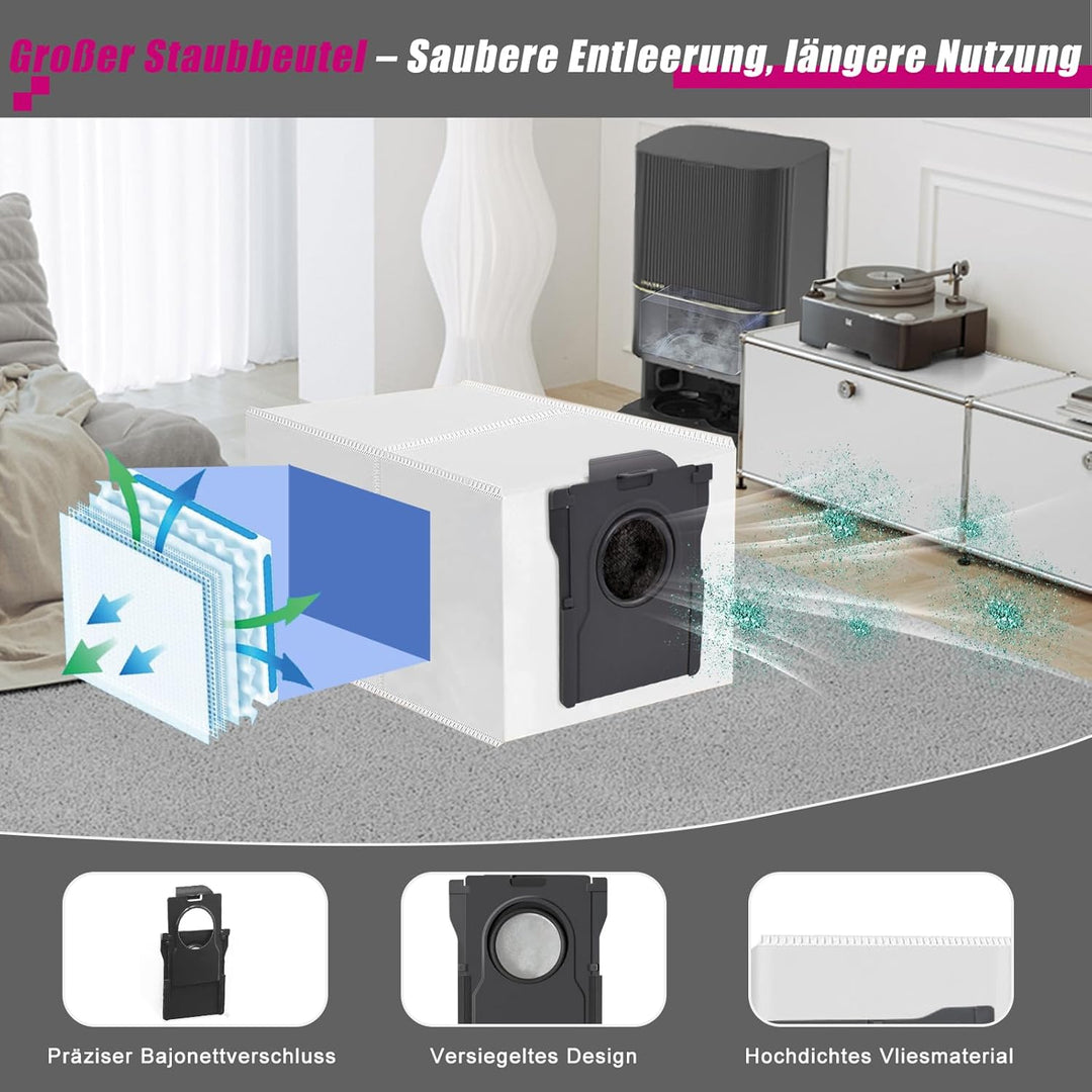 Zubehör für Dreame X40 Ultra Complete/L40 Ultra/X40 Master/Mova P50 Pro Ultra Roboter Saugroboter, 1