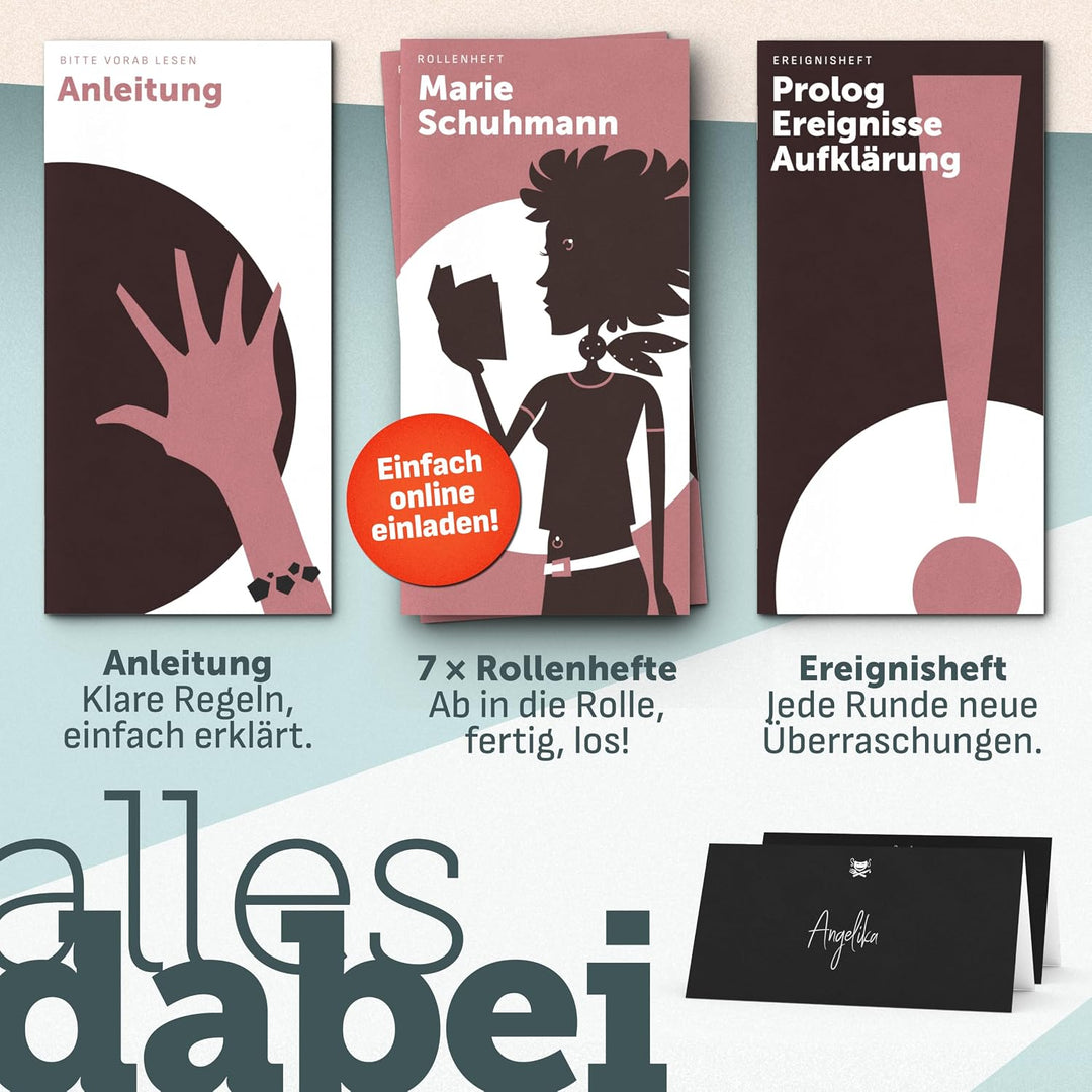 Culinario Mortale® Krimidinner für zuhause 5 bis 7 Personen - Mord über Bord - unterhaltsames Krimi