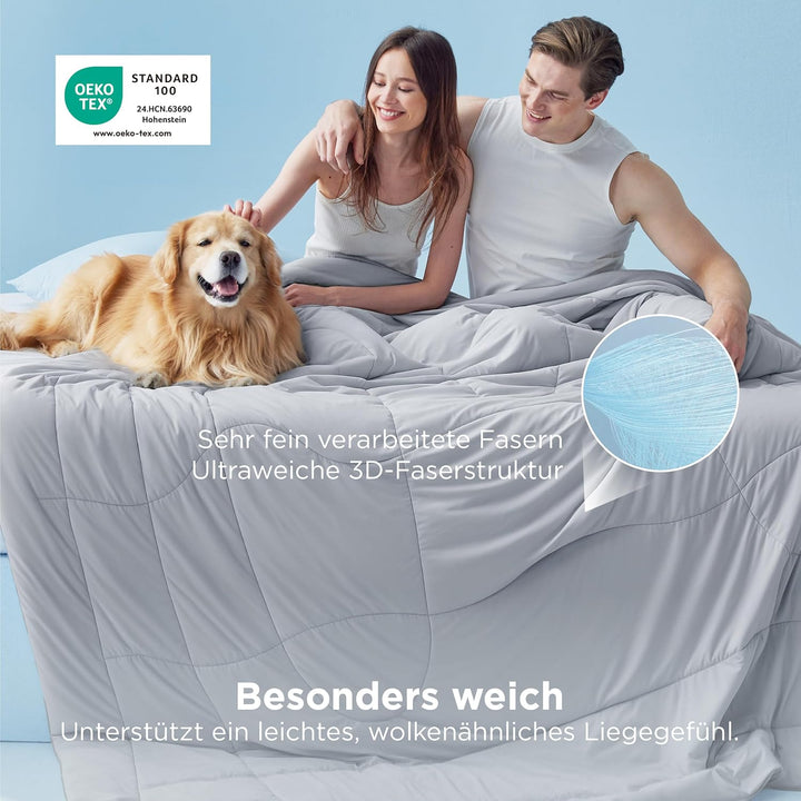 BEDSURE Kühldecke 200x200 Kühlende Bettdecke - Cooling Blanket Q-Max >0,4 | Arc-Chill Kühlende Decke
