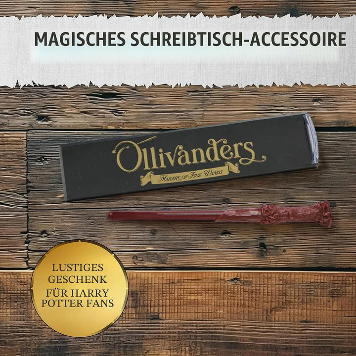 Harry Potter Schwebender Zauberstab-Stifte-Set, Sammlerstück, Geschenk für