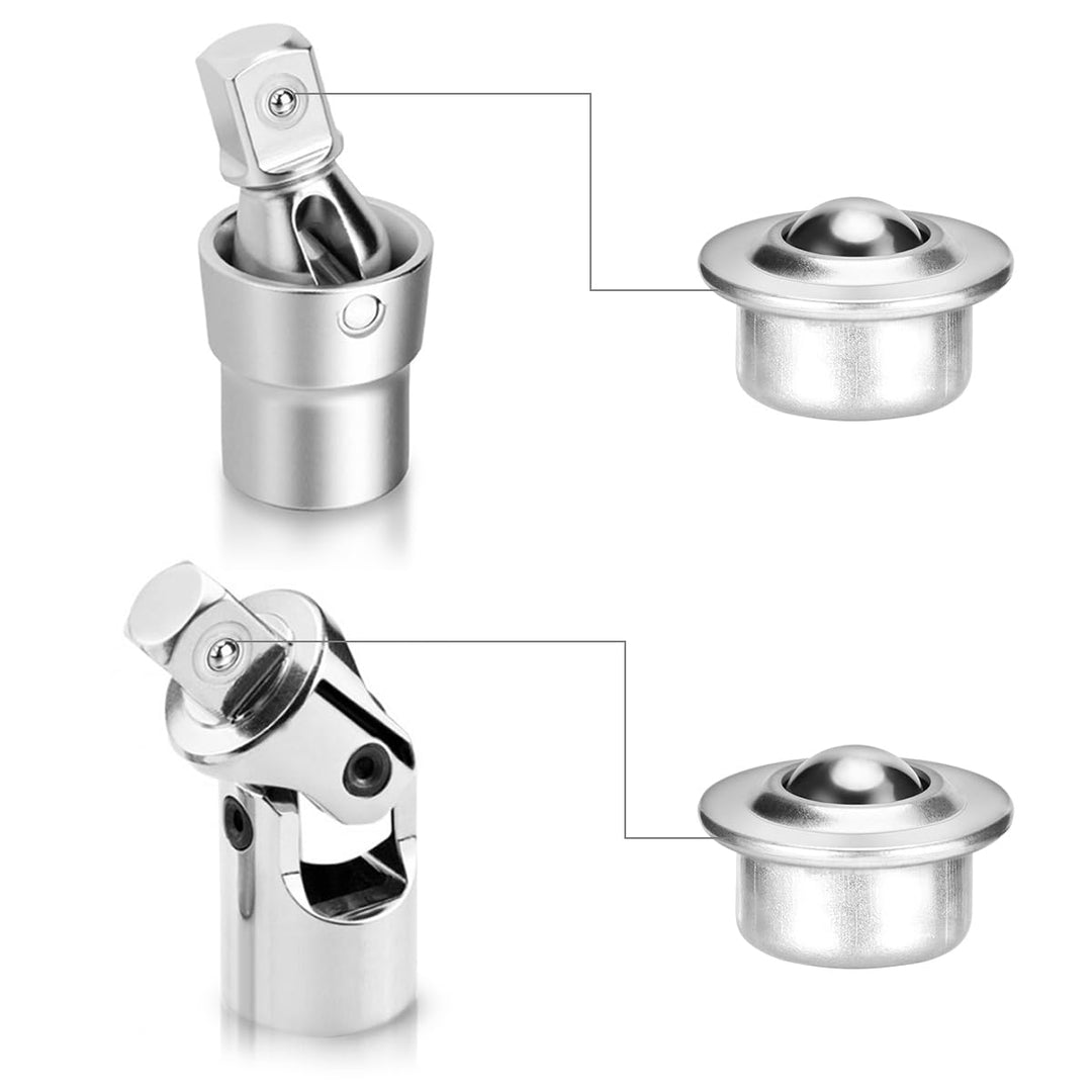 Housoutil 20 Stück 5/8- Rollen- Kugellager 360º- Drehung Universal- Kugelrollen Universal- Förderrol
