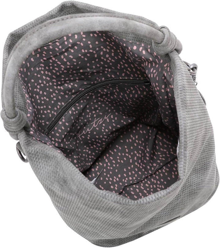 Fritzi Bo03 Sunny Handtasche Hobo Bag Beuteltasche Schultertasche Anthra, Anthra